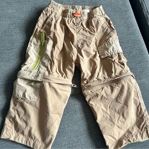 Zara boys convertible Cargo Pants with Zip-Off Legs 1.5 years old